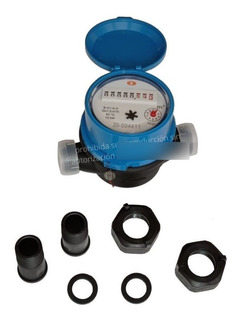 MEDIDOR DE AGUA PLASTICO R100 145PSI 1/2"