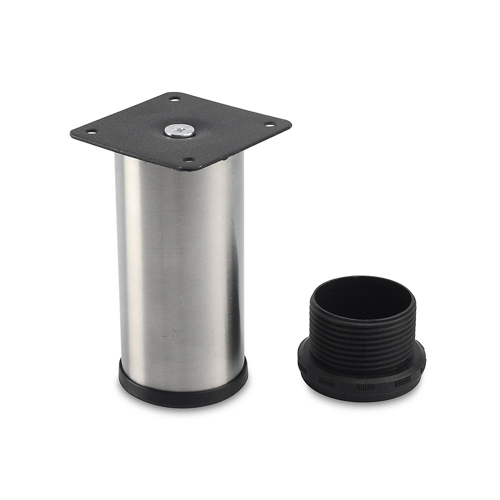 PATA ACERO 10CM CON NIVELADOR