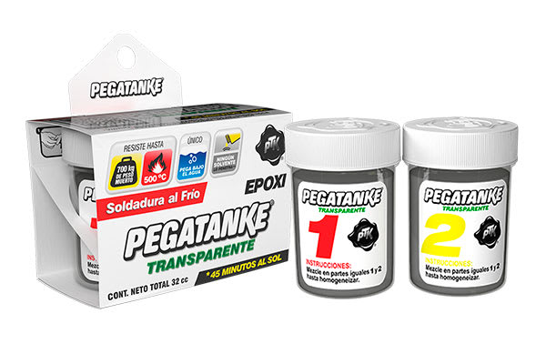 PEGATANKE TRANSPARENTE 32CC