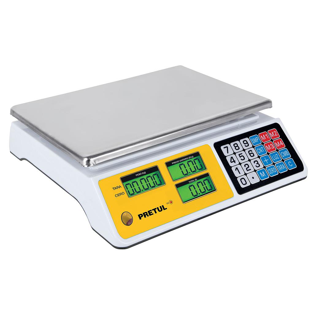 BASCULA ELECTRÓNICA 40K PRETUL