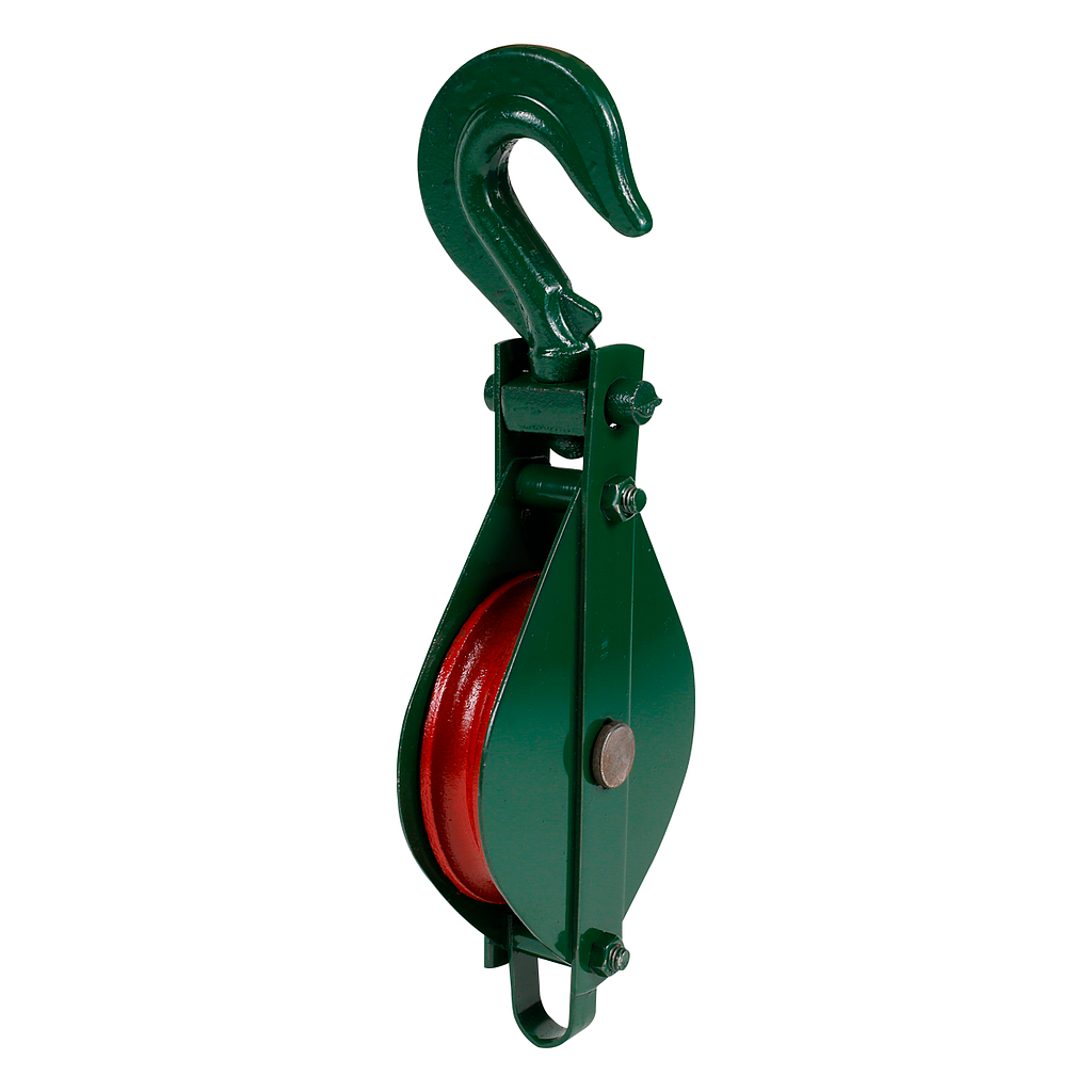 POLEA EN ACERO 4" 1 TON