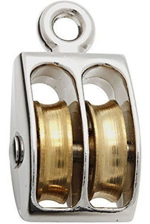POLEA DOBLE ZINC FIJA DE 1/2