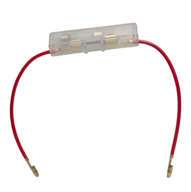 PORTA FUSIBLE CON CABLE PARA FUSIBLE  DE VIDRIO GRANDE