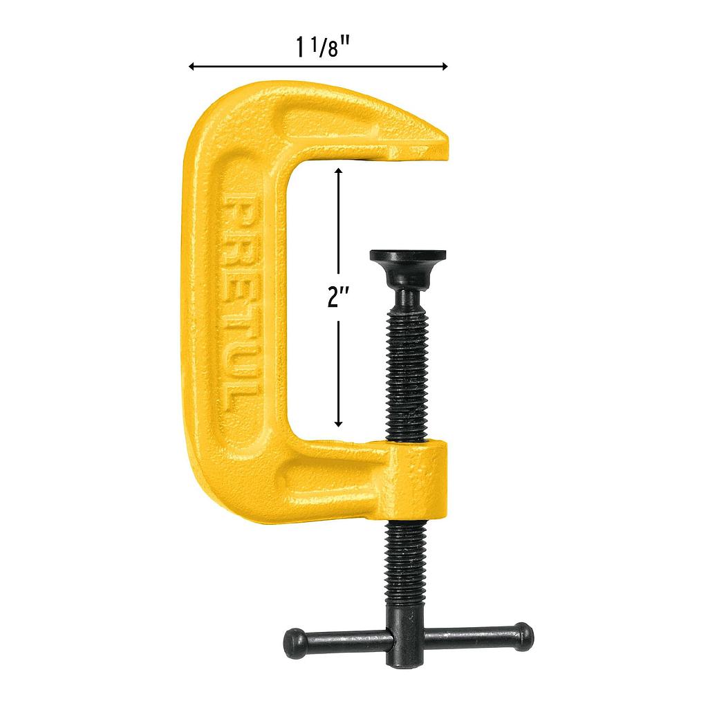 PRENSA EN C PRETUL 2"