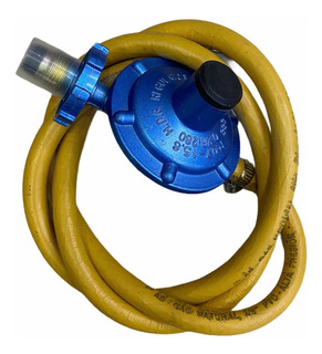 REGULADOR DE GAS CON MANGUERA 2 MTS