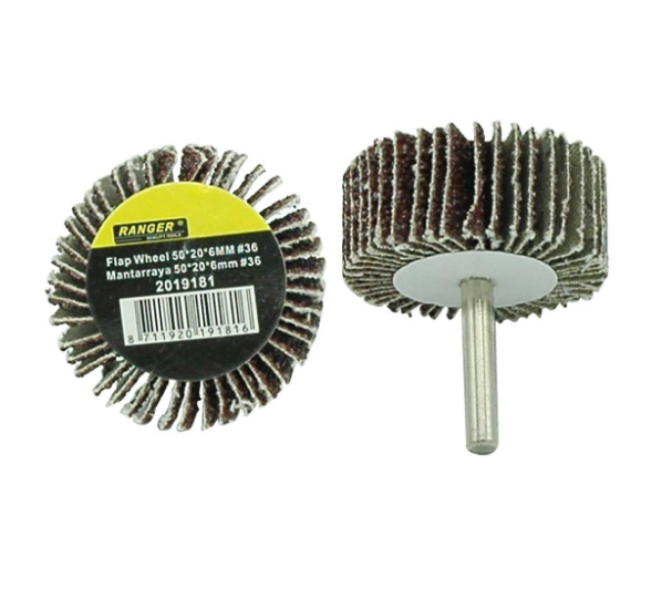 RUEDA LIJA FLAP ESPIGO 1/4 #80 2"X1" RANGER