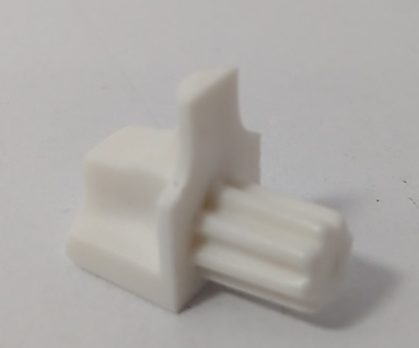 SOPORTE DE ENTREPAÑO PLASTICO BLANCO  