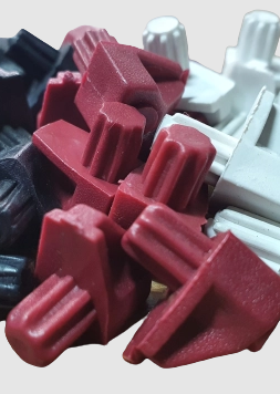 SOPORTE DE ENTREPAÑO PLASTICO CAFÉ  