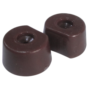 SOPORTE ENTREPAÑO PLASTICO NEGRO DE PUNTILLA  REF SPT6