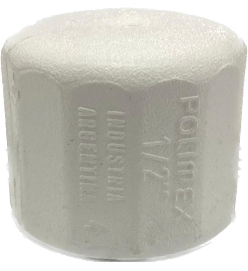 TAPON ROSCADO CPVC 1/2 POLIMEX