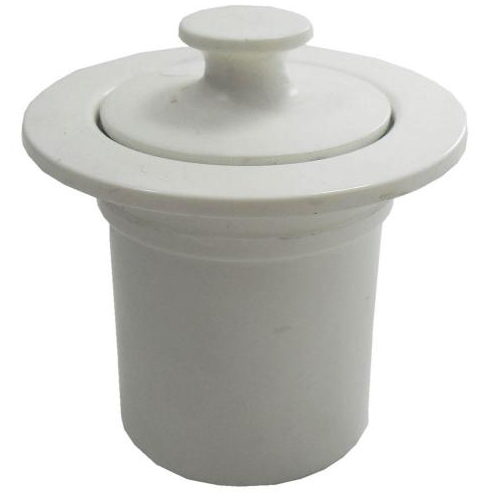 VALVULA POZUELO PVC CON SOSCO