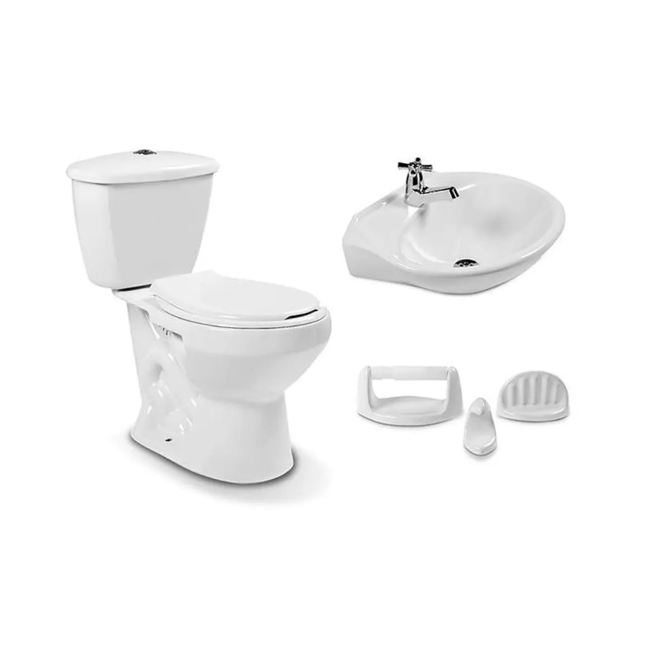 COMBO SANITARIO BLANCO MILAN FV