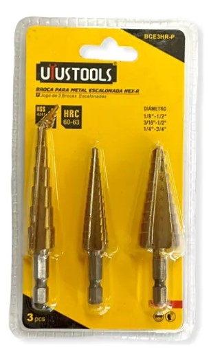 BROCA ESCALONADA 3PCS UYUSTOOLS