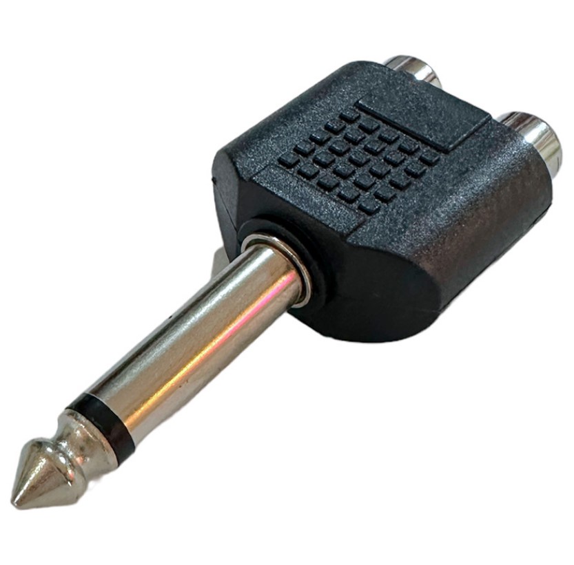 YEE 2 HEMBRA RCA X 1 MACHO MONOFONICO 1/4