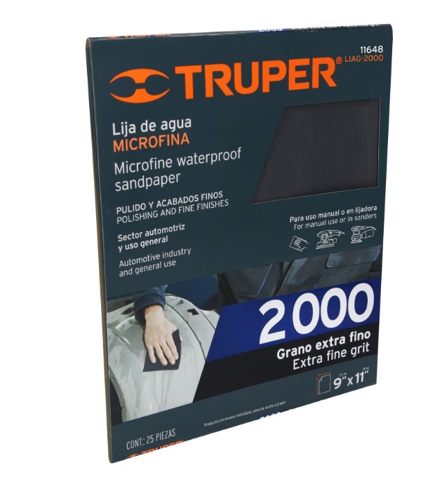 LIJA NEGRA # 2000 TRUPER
