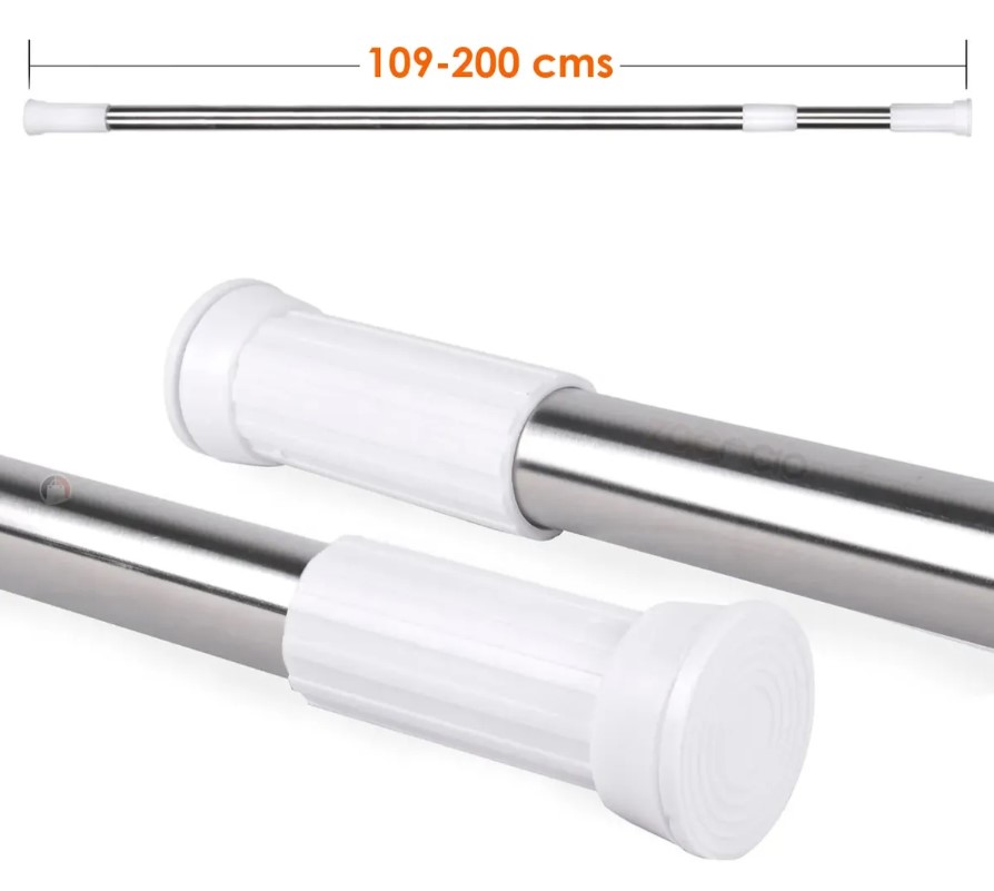 TUBO EXTENDIBLE ACERO 1.1MT HASTA 2MT