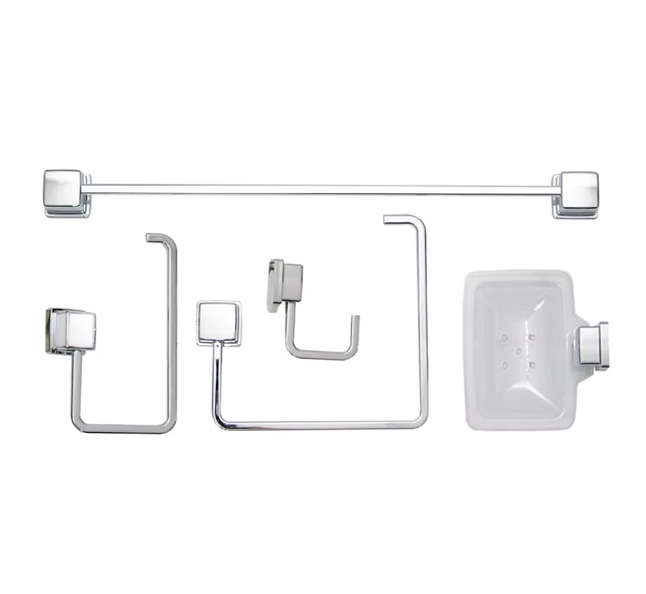 JUEGO ACCESORIOS BAÑO 5PZ FERMETAL C04