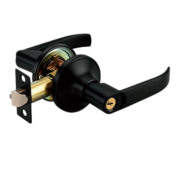 CERRADURA DE MANIJA NEGRA ALCOBA