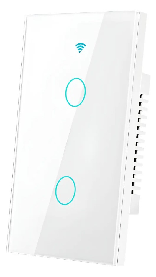 INTERRUPTOR WI-FI DOBLE BLANCO