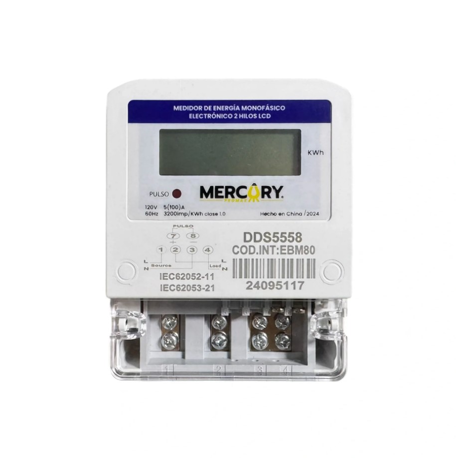 MEDIDOR ELECTRONICO MONOFASICO 120V 