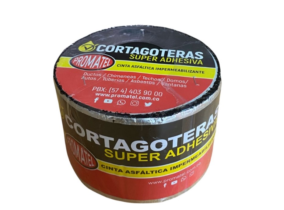 CINTA TAPA GOTERA ALUMINIO 20CM 5M PROMATEL