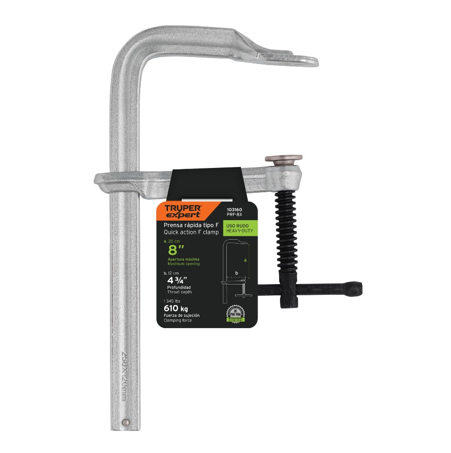 PRENSA RAPIDA TIPO F 8" TRUPER