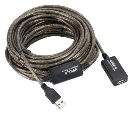 CABLE EXTENSION USB ACTIVA 10MT 2.0