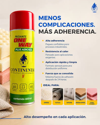 PEGANTE EN AEROSOL ONE WAY