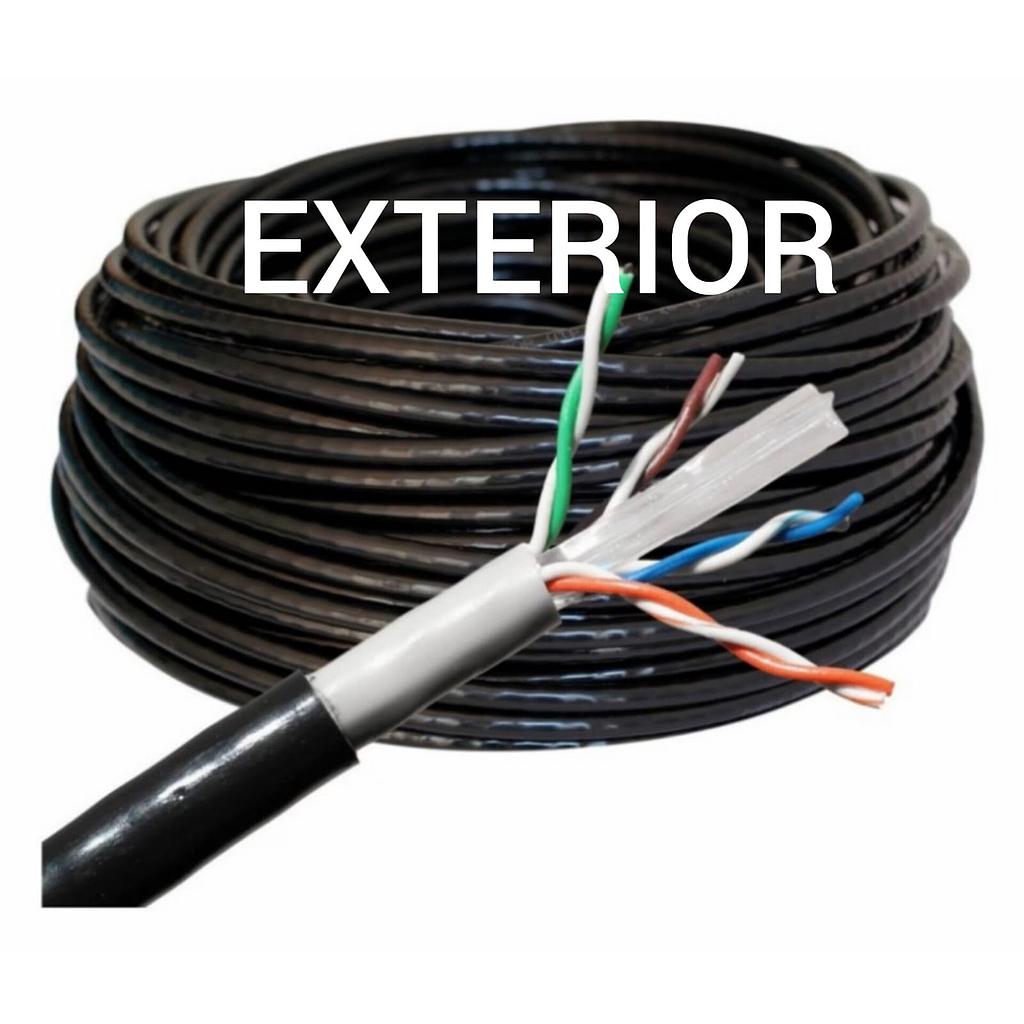 CABLE UTP CAT. 6 ALEACION EXTERIOR X MT