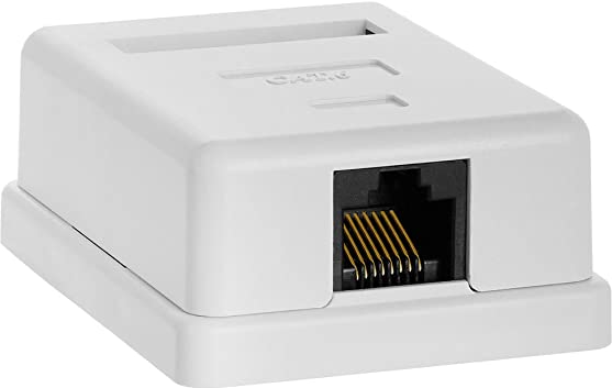 CAJA RJ45 1 PUERTO
