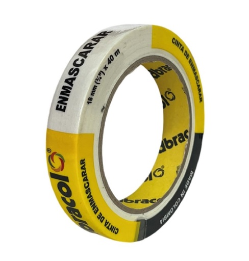 [1010] CINTA ENMASCARAR ABRACOL 18MM X 40M
