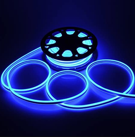 [1010] CINTA LED NEON FLEX ROLLO 5MT AZUL