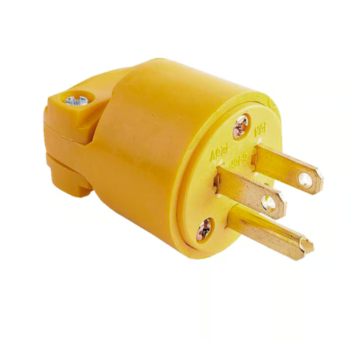 [VOLTIO] CLAVIJA POLO TIERRA AMARILLA 15A