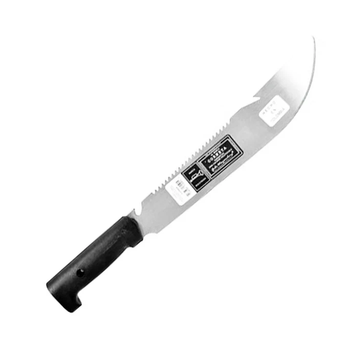 [1010] COMBO MACHETE GAVILAN COLORADO 460 RAMBO PULIDO 12''