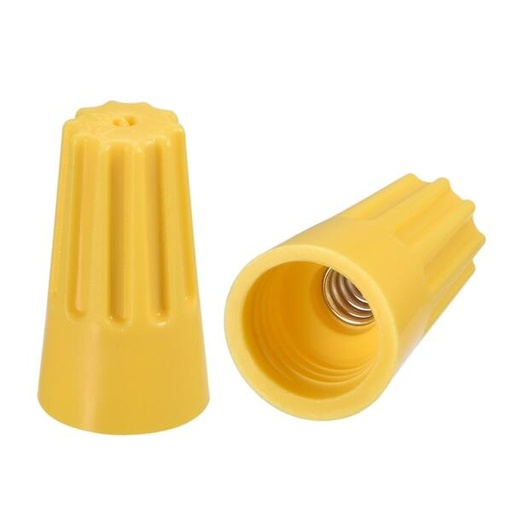 [1010] CONECTOR ELECTRICO DE ROSCAR AMARILLO VESTA