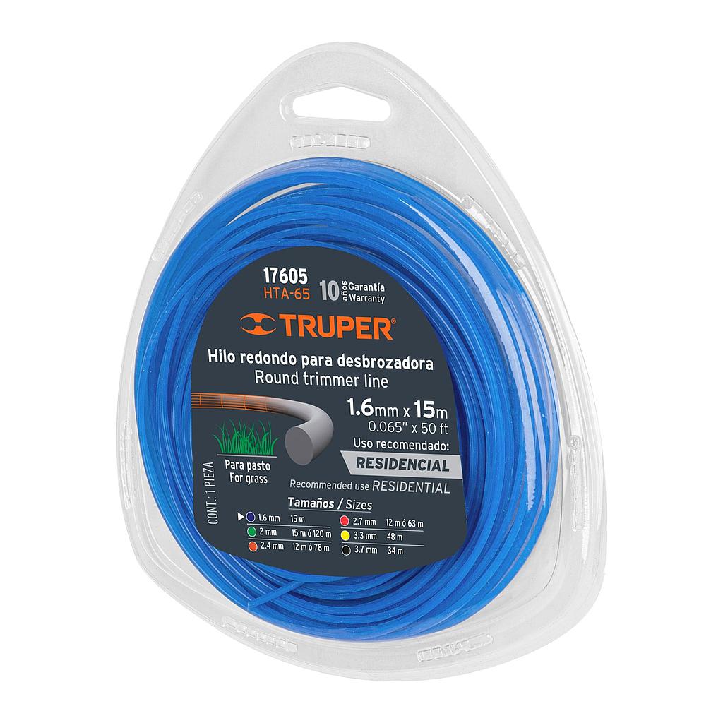 HILO NYLON GUADAÑA 1.6MM TRUPER