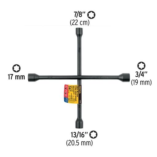 [21800 TR] CRUCETA PRETUL 14"