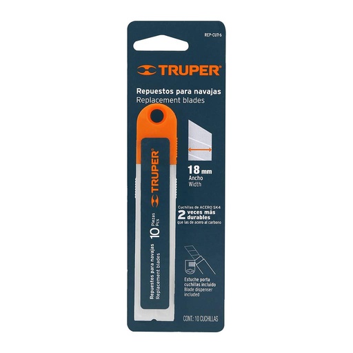 [16965 TR] CUCHILLAS PARA BISTURI 10UND TRUPER