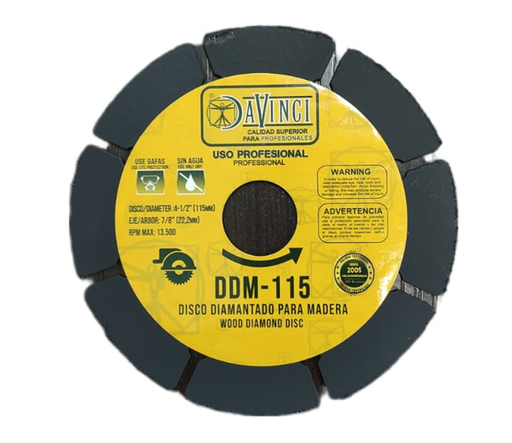 [DDM-115] DISCO CORTE MADERA FIBROCEMENTO DAVINCI
