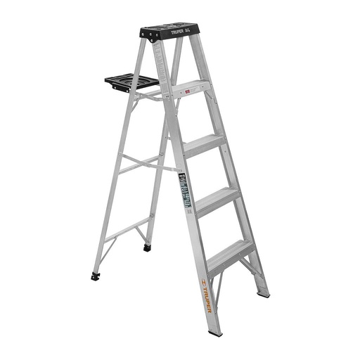 [16742 TR] ESCALERA TIPO TIJERA DE ALUMINIO 4 PELDAÑOS TRUPER