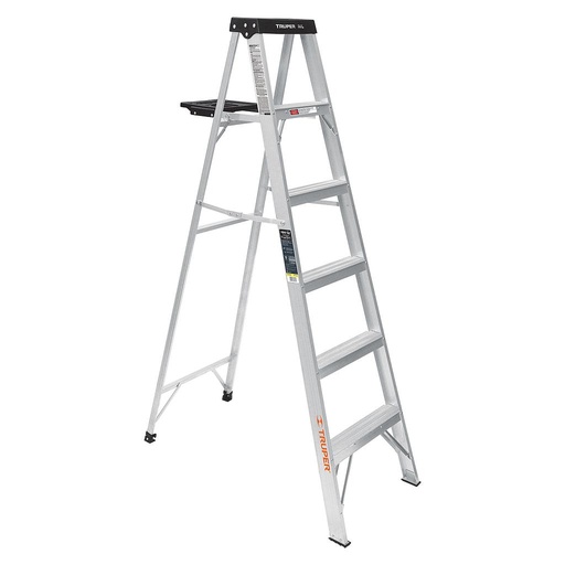 [16743 TR] ESCALERA TIPO TIJERA DE ALUMINIO 5 PELDAÑOS TRUPER  REF 16743