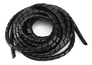[1010] ESPIRAL ORGANIZADOR CABLE 5/8 15MM NEGRO 10M