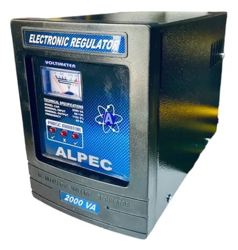 [1010] ESTABILIZADOR REGULADOR DE VOLTAJE 2000 ALPEC