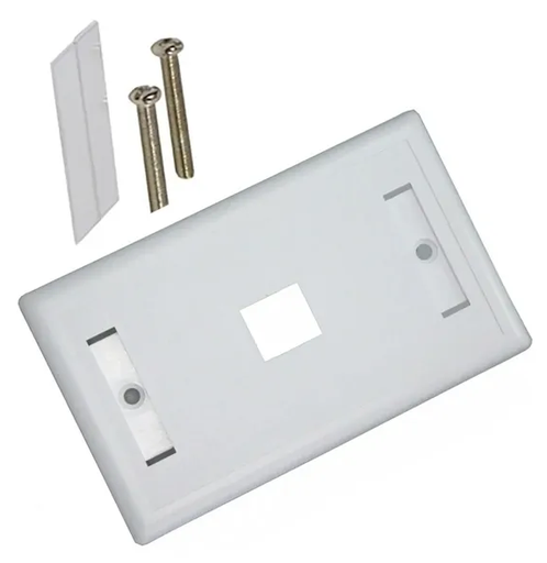 [1010] FACE PLATE 1 PUERTO RJ45