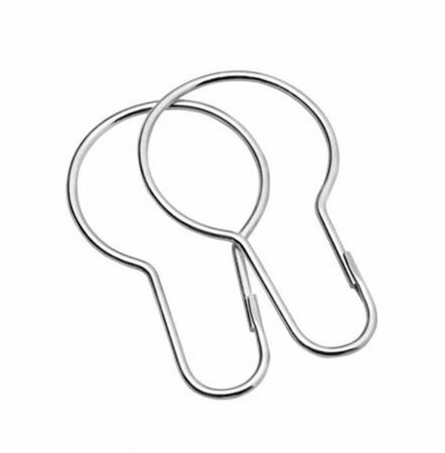 [1010] GANCHO PERA METALICO PARA CORTINA