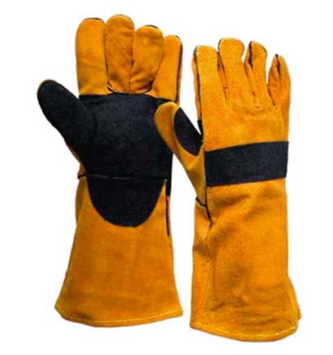 [1010] GUANTE SOLDADOR FORRADO CARNAZA LARGO
