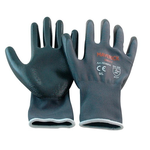 [2016213 MP] GUANTE NITRILO GRIS MAVERICK #8