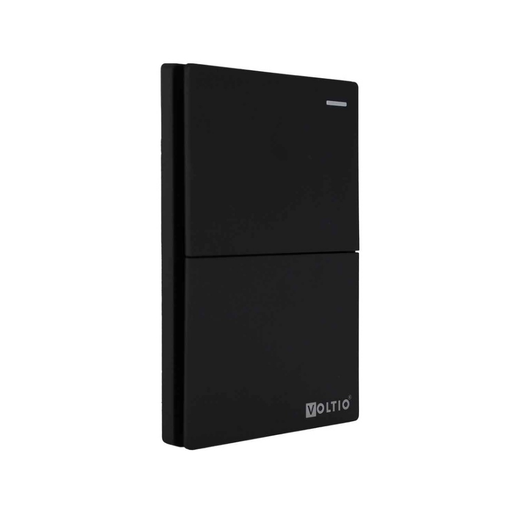 [VOLTIO] INTERRUPTOR CONMUTABLE GEMINI DOBLE NEGRO