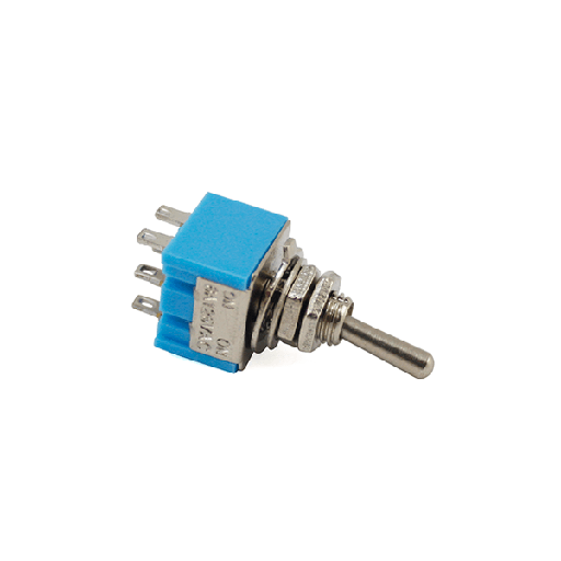 [INT06] INTERRUPTOR DE CODILLO MINI 6 TERMINAL 3A 125V INT06