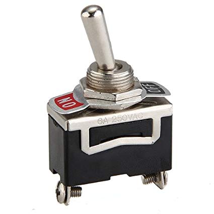 [1010] INTERRUPTOR DE CODILLO NEGRO 10A 125V